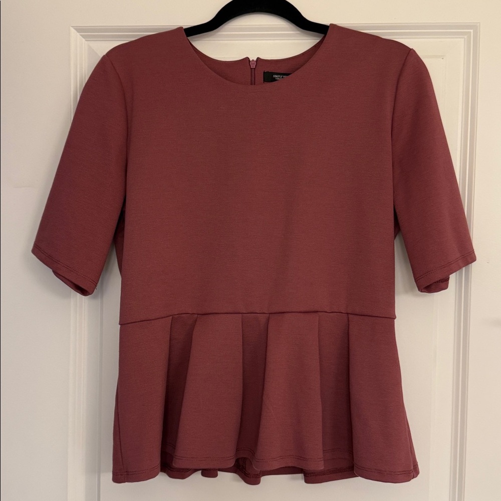 Simply Vera Vera Wang Dusty Rose Blouse